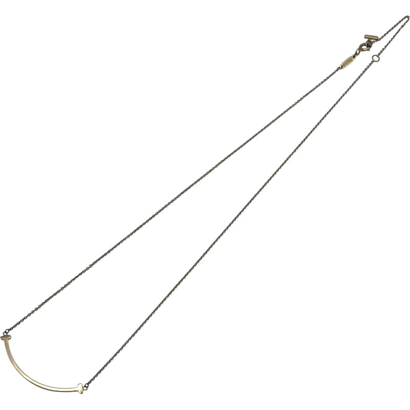 ティファニー TIFFANY＆CO Tスマイルネックレススモール ゴールド Au750 ジュエリー