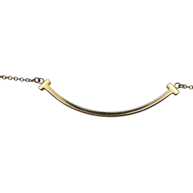 ティファニー TIFFANY＆CO Tスマイルネックレススモール ゴールド Au750 ジュエリー