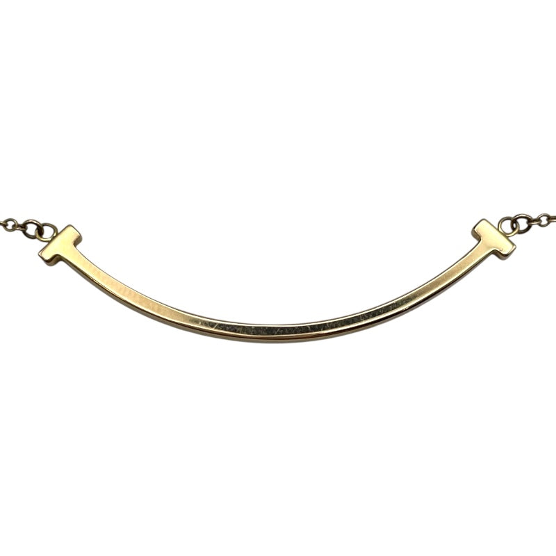 ティファニー TIFFANY＆CO Tスマイルネックレススモール ゴールド Au750 ジュエリー