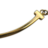 ティファニー TIFFANY＆CO Tスマイルネックレススモール ゴールド Au750 ジュエリー