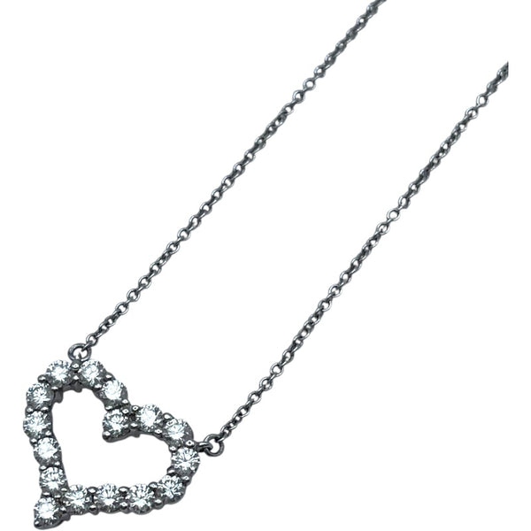 ティファニー TIFFANY＆CO センチメンタルハートネックレス プラチナ PT950/ダイヤモンド ジュエリー
