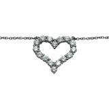 ティファニー TIFFANY＆CO センチメンタルハートネックレス プラチナ PT950/ダイヤモンド ジュエリー