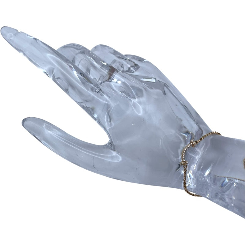 ティファニー TIFFANY＆CO Tスマイルブレスミニ ゴールド Au750/ダイヤモンド ジュエリー