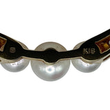 ミキモト MIKIMOTO ネックレス ゴールド K18/パール/ダイヤモンド ジュエリー