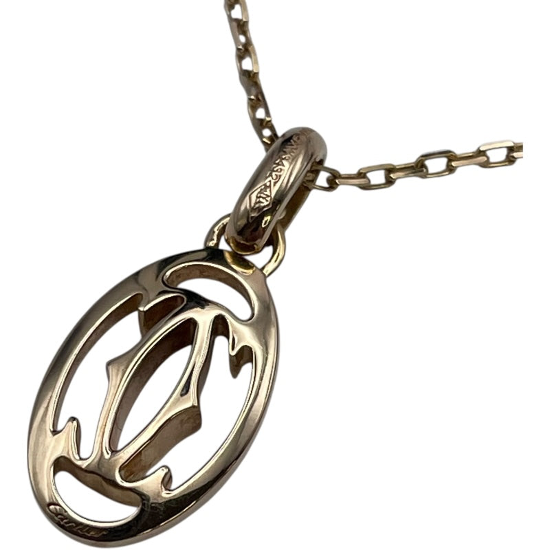 カルティエ Cartier ドゥーブルCネックレス ピンクゴールド 750/ダイヤモンド ジュエリー