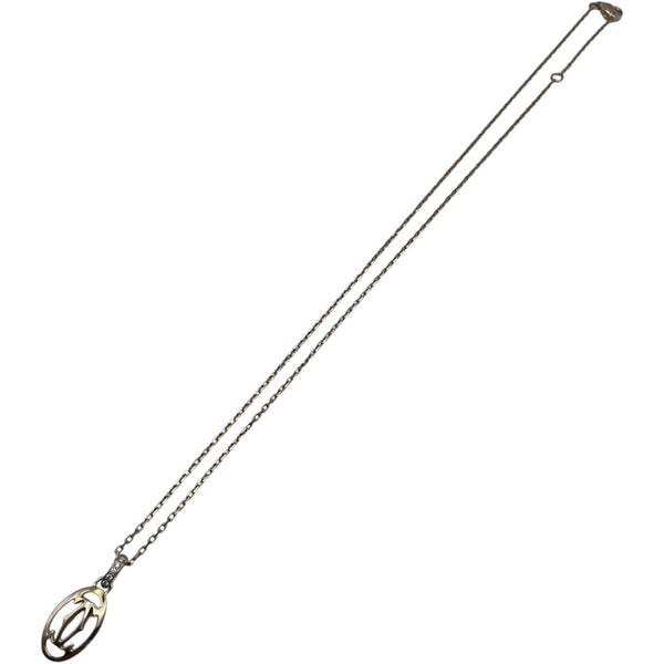 カルティエ Cartier ドゥーブルCネックレス ピンクゴールド 750/ダイヤモンド ジュエリー