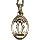 カルティエ Cartier ドゥーブルCネックレス ピンクゴールド 750/ダイヤモンド ジュエリー