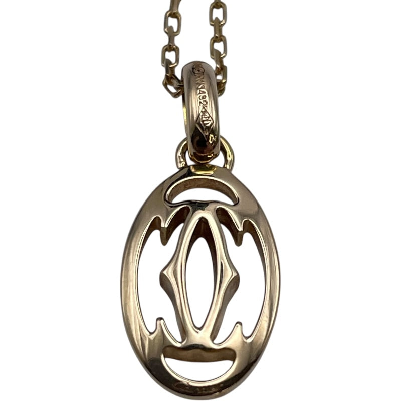 カルティエ Cartier ドゥーブルCネックレス ピンクゴールド 750/ダイヤモンド ジュエリー