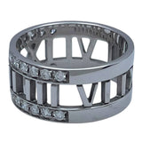 ティファニー TIFFANY＆CO オープンアトラスリング ホワイトゴールド 750/ダイヤモンド ジュエリー