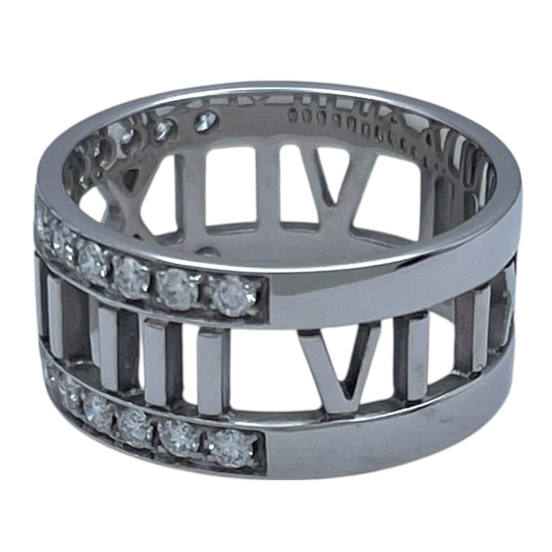 ティファニー TIFFANY＆CO オープンアトラスリング ホワイトゴールド 750/ダイヤモンド ジュエリー