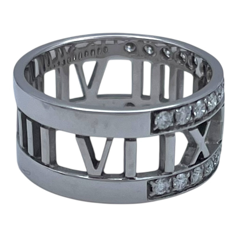 ティファニー TIFFANY＆CO オープンアトラスリング ホワイトゴールド 750/ダイヤモンド ジュエリー