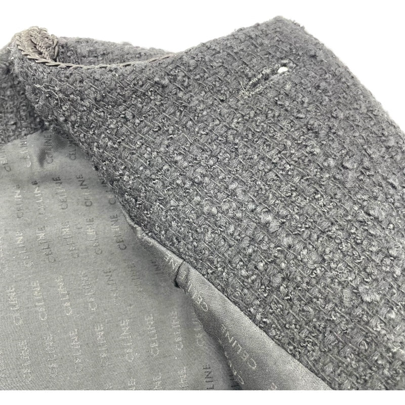 セリーヌ CELINE シャスールブクレツイードジャケット 2V00C764L