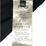 フェンディ FENDI FFロゴワッペンスウェットシャツ FY0178 ブラック コットン メンズ スウェット