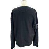 フェンディ FENDI FFロゴワッペンスウェットシャツ FY0178 ブラック コットン メンズ スウェット