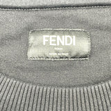 フェンディ FENDI FFロゴワッペンスウェットシャツ FY0178 ブラック コットン メンズ スウェット