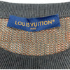 ルイ・ヴィトン LOUIS VUITTON ダモフラージュ総柄ニットセーター HRN72W ブラウン コットン メンズ セーター