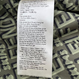 フェンディ FENDI ×SKIMS ロゴ総柄パファージャケット FAN068 カーキ ナイロン メンズ その他アウター