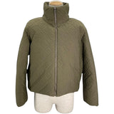 フェンディ FENDI ×SKIMS ロゴ総柄パファージャケット FAN068 カーキ ナイロン メンズ その他アウター