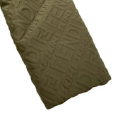 フェンディ FENDI ×SKIMS ロゴ総柄パファージャケット FAN068 カーキ ナイロン メンズ その他アウター