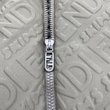 フェンディ FENDI ×SKIMS ロゴ総柄パファージャケット FAN068 カーキ ナイロン メンズ その他アウター