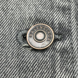 バレンシアガ BALENCIAGA バックロゴデニムジャケット 557351 グレー デニム メンズ デニムジャケット