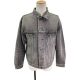 バレンシアガ BALENCIAGA バックロゴデニムジャケット 557351 グレー デニム メンズ デニムジャケット