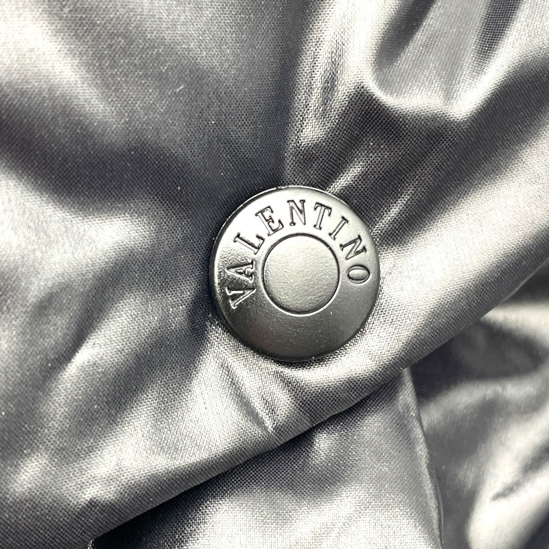 ヴァレンティノ VALENTINO VLTNロゴ ダウンジャケット UB3CN01P5LE ブラック ナイロン レディース ダウンジャケット