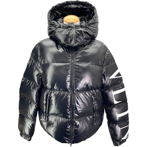 ヴァレンティノ VALENTINO VLTNロゴ ダウンジャケット UB3CN01P5LE ブラック ナイロン レディース ダウンジャケット