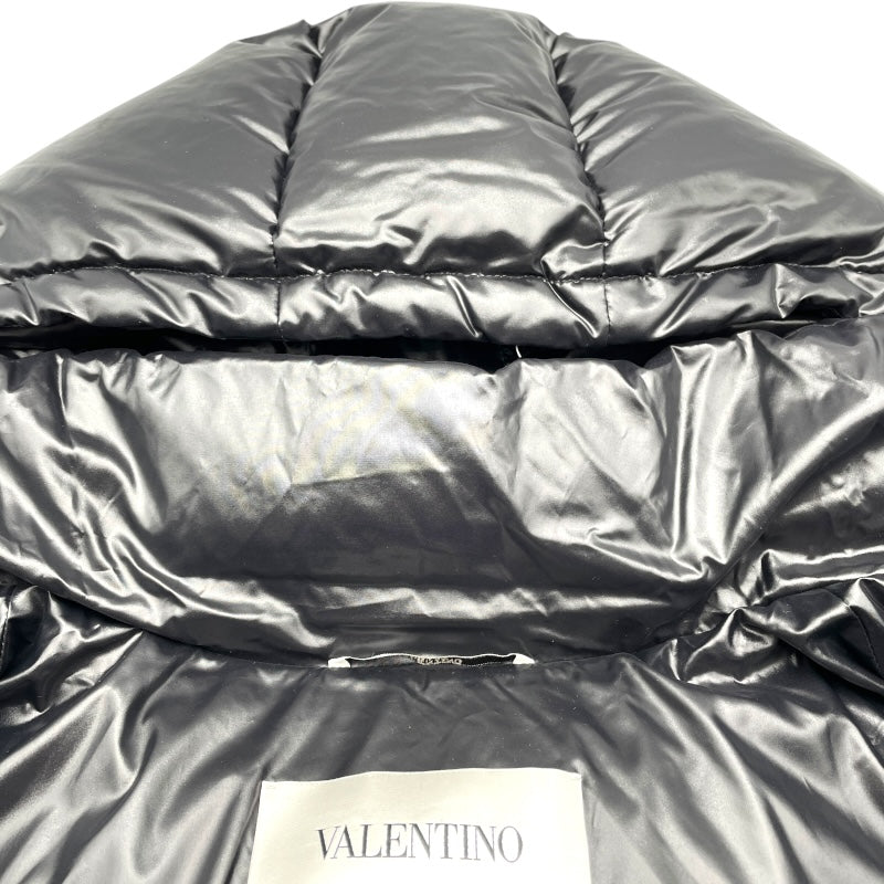 ヴァレンティノ VALENTINO VLTNロゴ ダウンジャケット UB3CN01P5LE ブラック ナイロン レディース ダウンジャケット