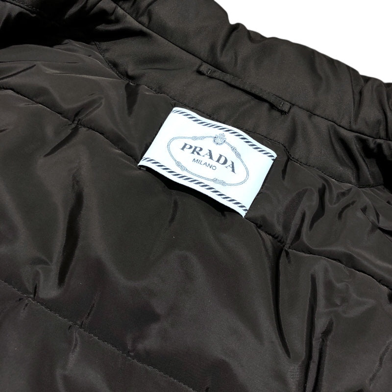プラダ PRADA ナイロンハイネックコート DNA99R ブラック ナイロン メンズ その他アウター