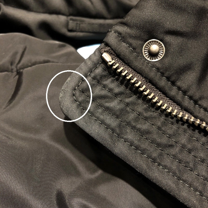 プラダ PRADA ナイロンハイネックコート DNA99R ブラック ナイロン メンズ その他アウター