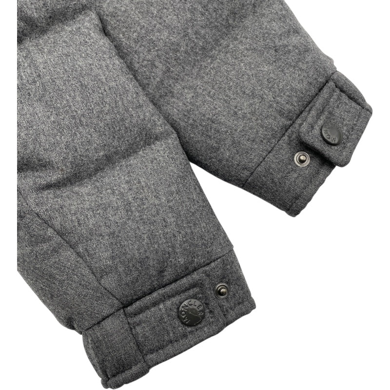 モンクレール MONCLER MONTGENEVRE ダウンジャケット グレー ウール メンズ ダウンジャケット