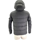 モンクレール MONCLER MONTGENEVRE ダウンジャケット グレー ウール メンズ ダウンジャケット
