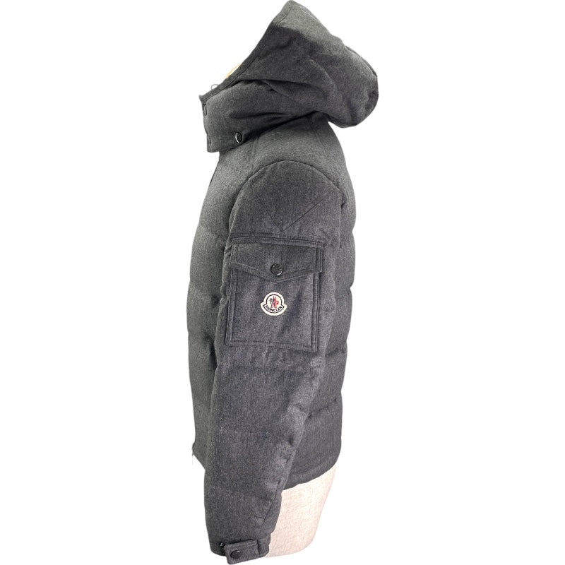 モンクレール MONCLER MONTGENEVRE ダウンジャケット グレー ウール メンズ ダウンジャケット