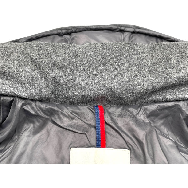 モンクレール MONCLER MONTGENEVRE ダウンジャケット グレー ウール メンズ ダウンジャケット