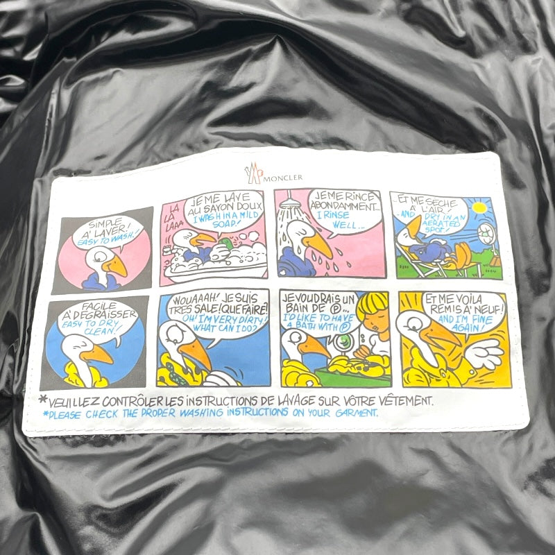 モンクレール MONCLER LESCHAUX ダウンジャケット F20911A57200 ブラック ナイロン メンズ ダウンジャケット