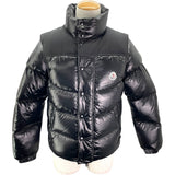モンクレール MONCLER LESCHAUX ダウンジャケット F20911A57200 ブラック ナイロン メンズ ダウンジャケット