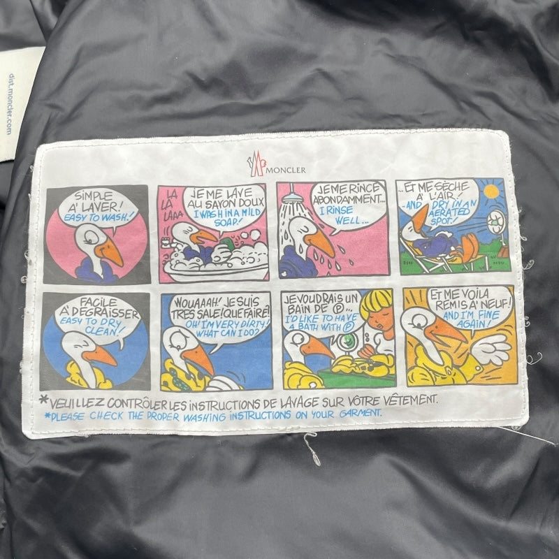 モンクレール MONCLER PAVIN　ダウンジャケット I20911A00051　595ZZ ブラック ナイロン メンズ ダウンジャケット