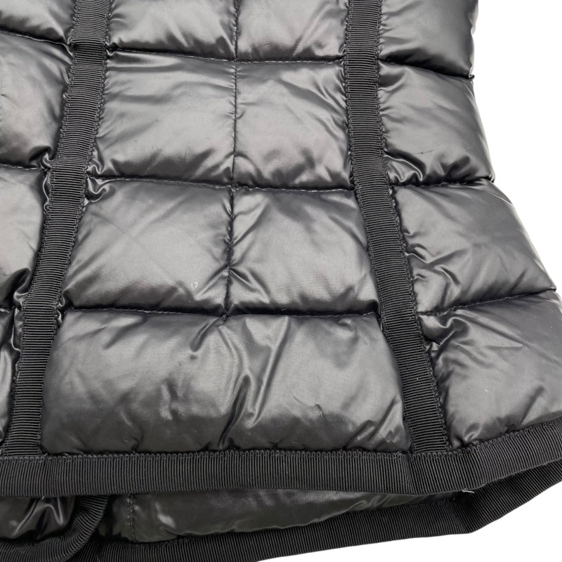 モンクレール MONCLER ARMOISE ファー付ダウンジャケット B20934531015 ブラック ナイロン レディース ダウンジャケット