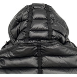 モンクレール MONCLER ARMOISE ファー付ダウンジャケット B20934531015 ブラック ナイロン レディース ダウンジャケット