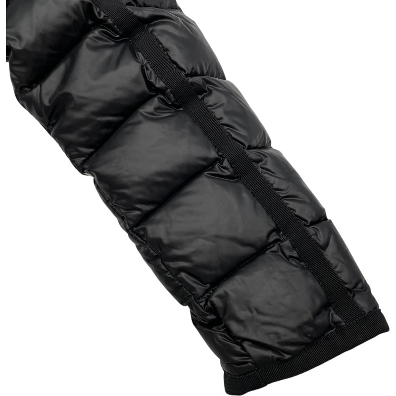 モンクレール MONCLER ARMOISE ファー付ダウンジャケット B20934531015 ブラック ナイロン レディース ダウンジャケット