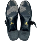 プラダ PRADA パテントヒールパンプス ブラック パテント レディース パンプス