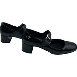 プラダ PRADA パテントヒールパンプス ブラック パテント レディース パンプス