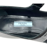 プラダ PRADA パテントヒールパンプス ブラック パテント レディース パンプス