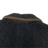 エトロ ETRO ウールチェスターコート ブラック ウール レディース その他アウター