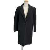 エトロ ETRO ウールチェスターコート ブラック ウール レディース その他アウター