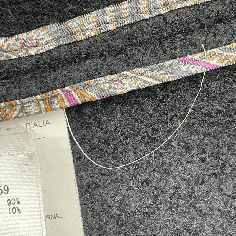 エトロ ETRO ウールチェスターコート ブラック ウール レディース その他アウター