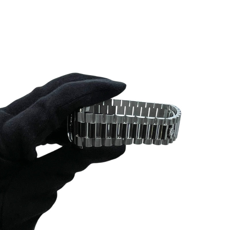 ロレックス ROLEX デイデイトアイスブルー 128236A ブルー プラチナ Pt950 自動巻き メンズ 腕時計