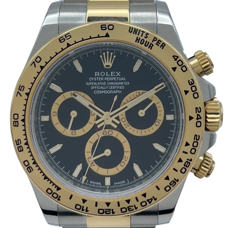 ロレックス ROLEX デイトナ 126503 ブラック K18/SS メンズ 腕時計