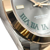 ロレックス ROLEX デイトジャスト41 スレート 126301 グレー K18/SS 自動巻き メンズ 腕時計